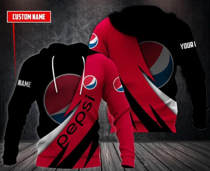 Personalized Pepsi My Heart Black And Red Hoodie Ht070830


