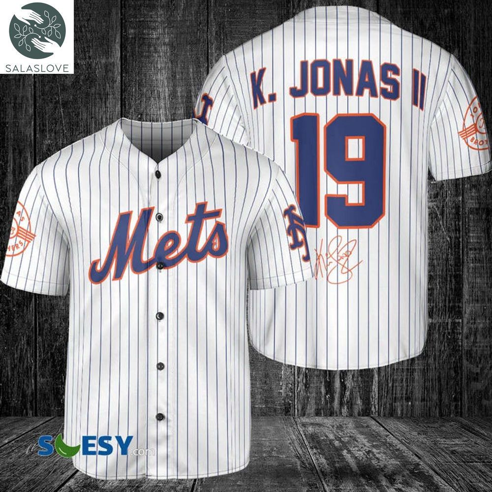 New York Mets K. Jonas Baseball Jersey Ht080818

