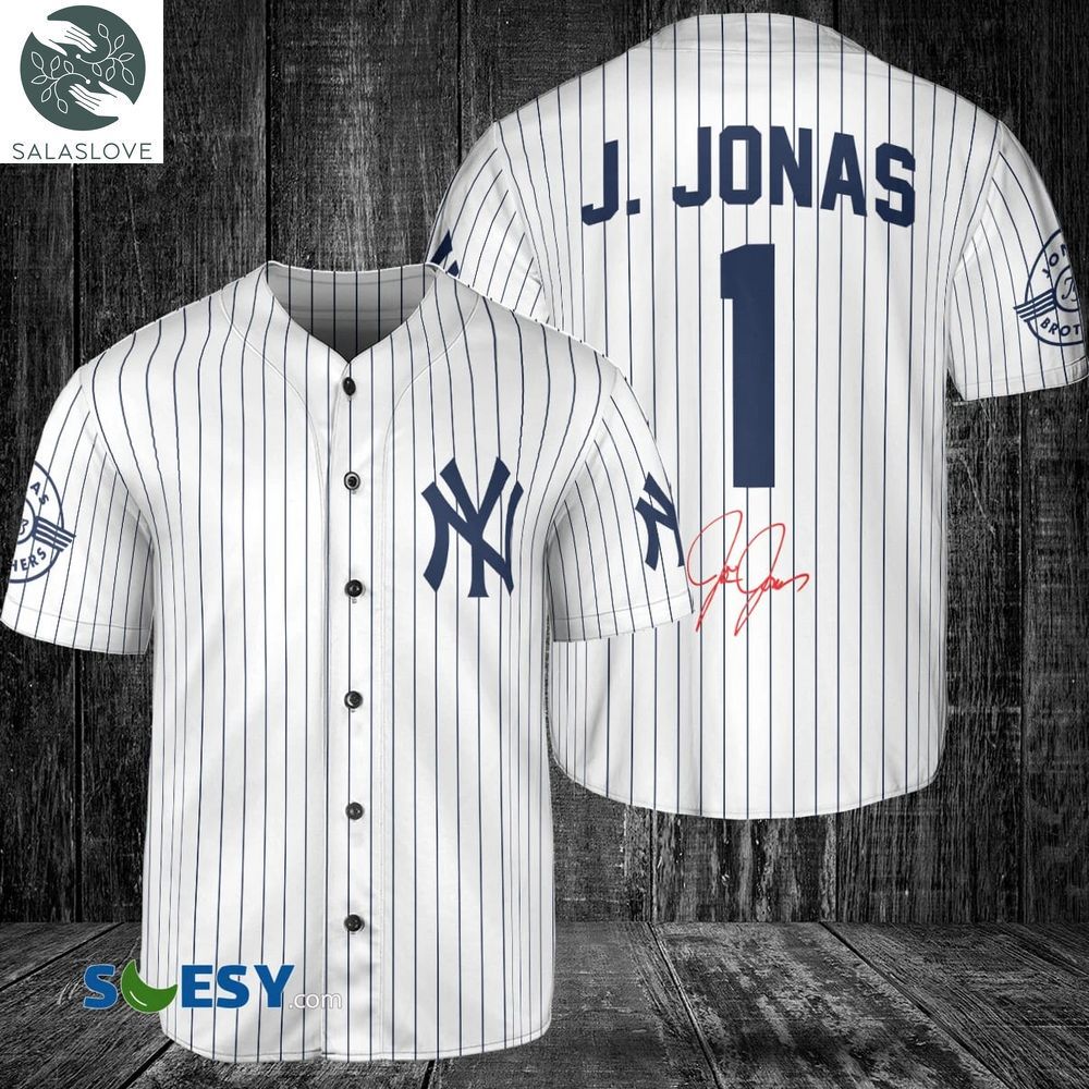 New York Yankees J. Jonas Baseball Jersey Ht080819
