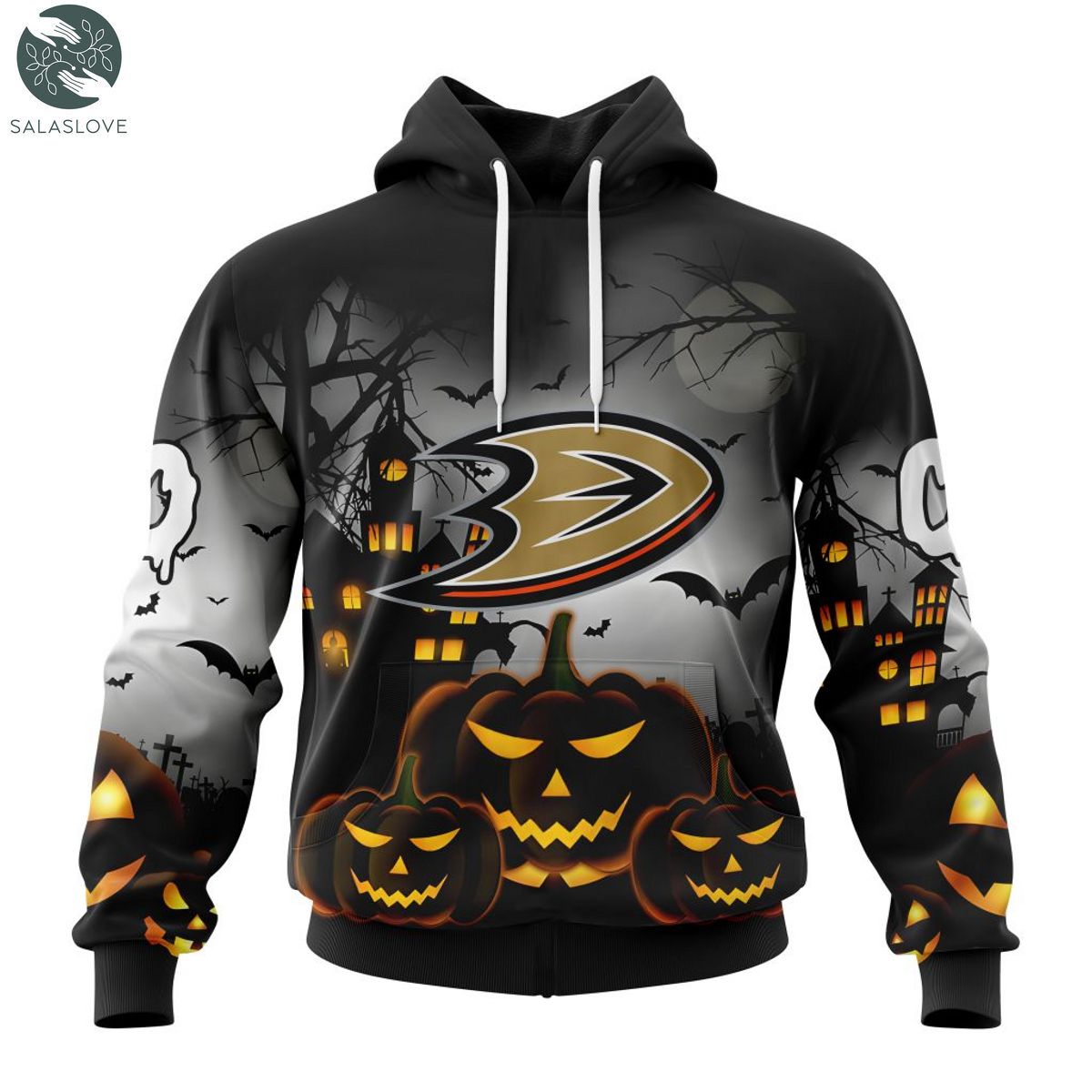 Anaheim Ducks Hoodie 3D cartoon graphic Sweatshirt for fan -Jack sport shop