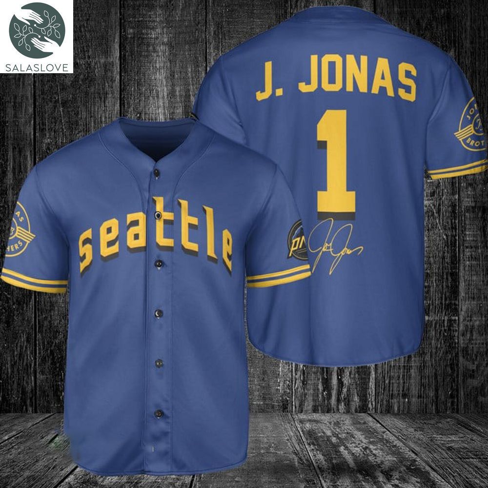 Seattle Mariners J. Jonas Baseball Jersey Ht080825

