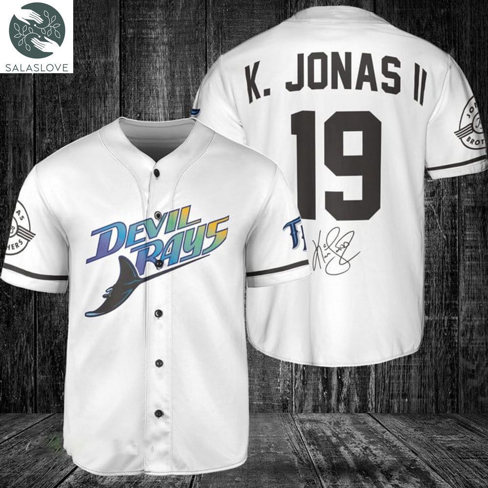 Tampa Bay Rays K. Jonas Baseball Jersey Ht080829

