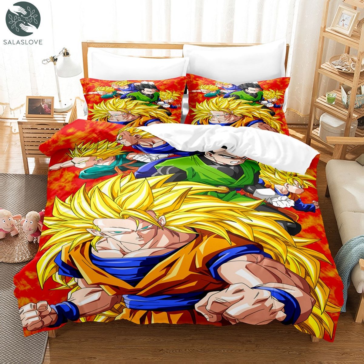 Dragon Ball Goku Duvet Cover Bedding Sets For Boys Kids Teens TY010916