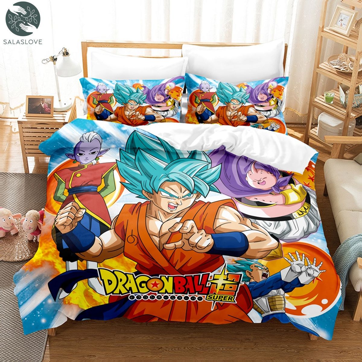 Dragon Ball Goku Duvet Cover Bedding Sets For Boys Kids Teens TY010923