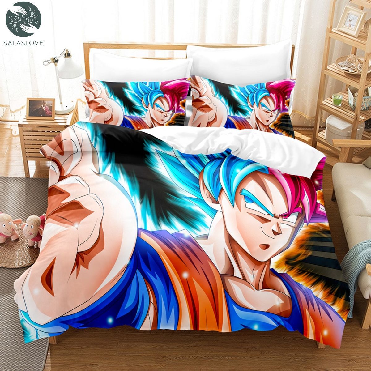 Dragon Ball Goku Duvet Cover Bedding Sets For Boys Kids Teens TY010929